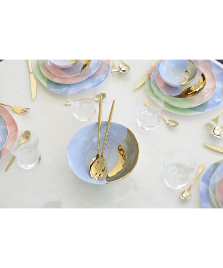 Tricolore salad bowl 20cm - Paradise