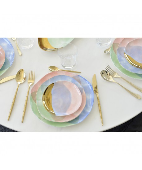 Bread plate -mixed colors - paradise