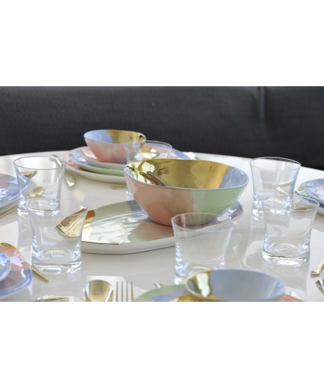 Tricolore salad bowl 20cm - Paradise