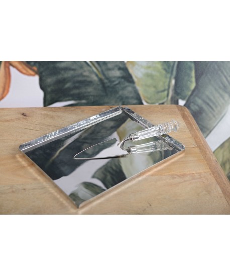 Pelle à tarte manche en cristal