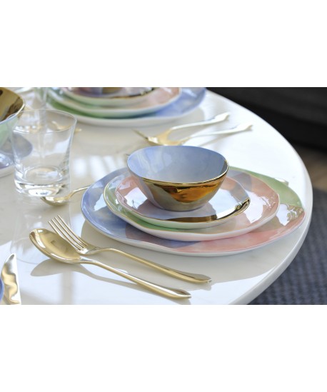 Bread plate -mixed colors - paradise