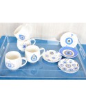 Blue Chance bowls 12cm - set of 4