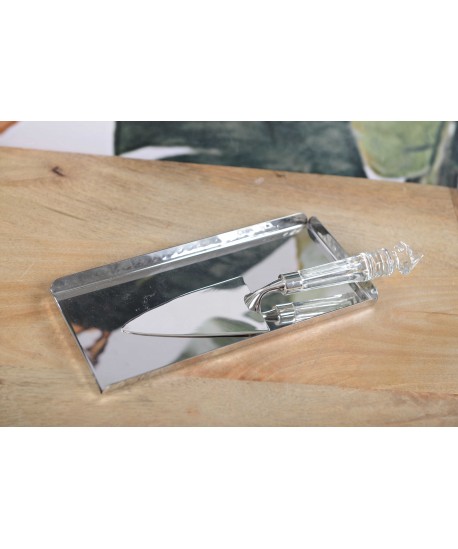 Pelle à tarte manche en cristal