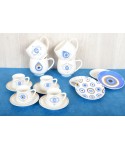 Blue Chance bowls 12cm - set of 4