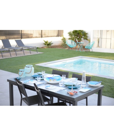 Plat à cake rectangulaire océan 28x14cm