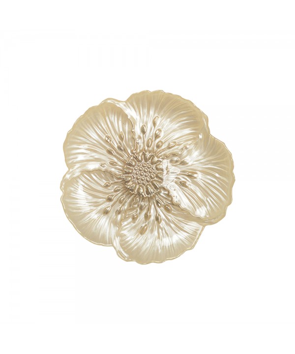 Vanilla flower dessert plate