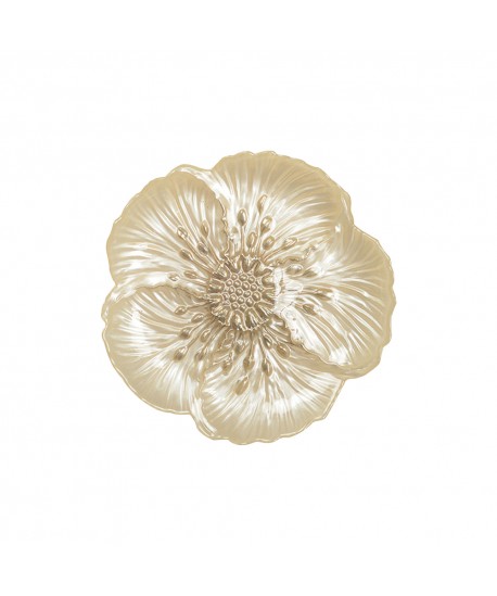 Vanilla flower dessert plate