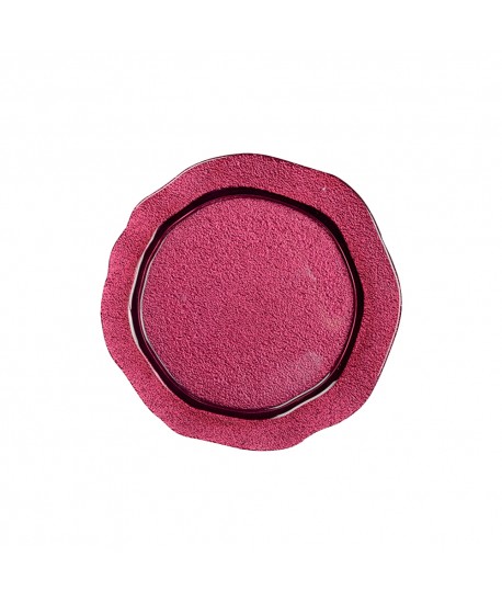 Assiette à dessert fuchsia