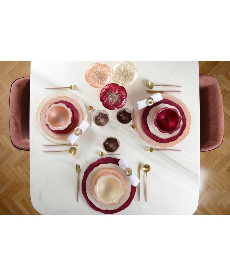 Plat à gâteaux fuchsia