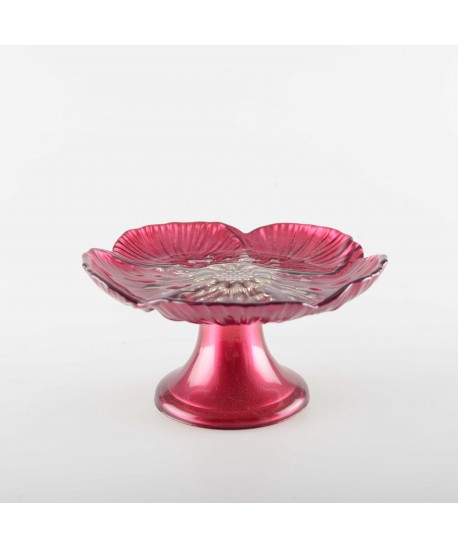 Plat à gâteaux fuchsia