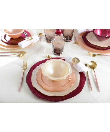 Assiette plate saumon