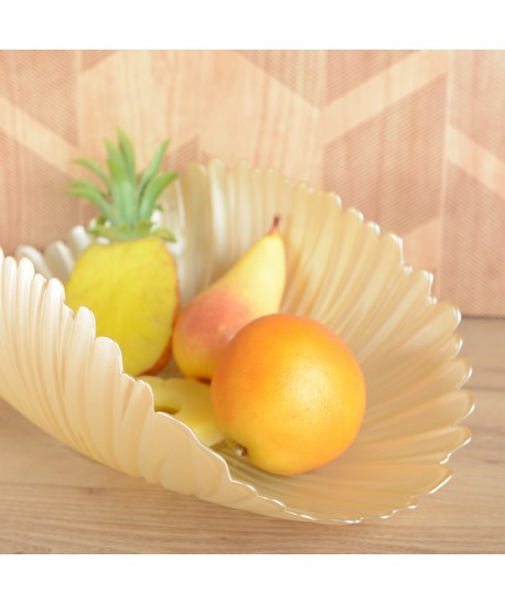 Coupe décorative vanille 43x25cm