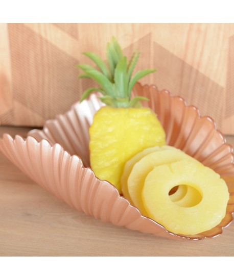 Salmon decorative bowl 30x16cm
