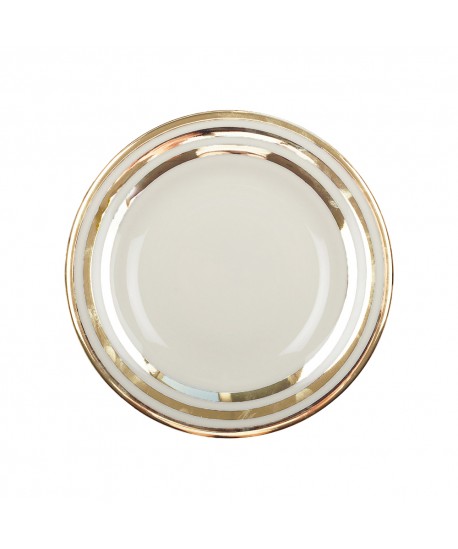 Dinner plate triple gold 27cm 