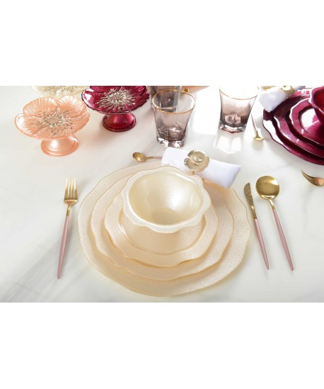 Vanilla dessert plate