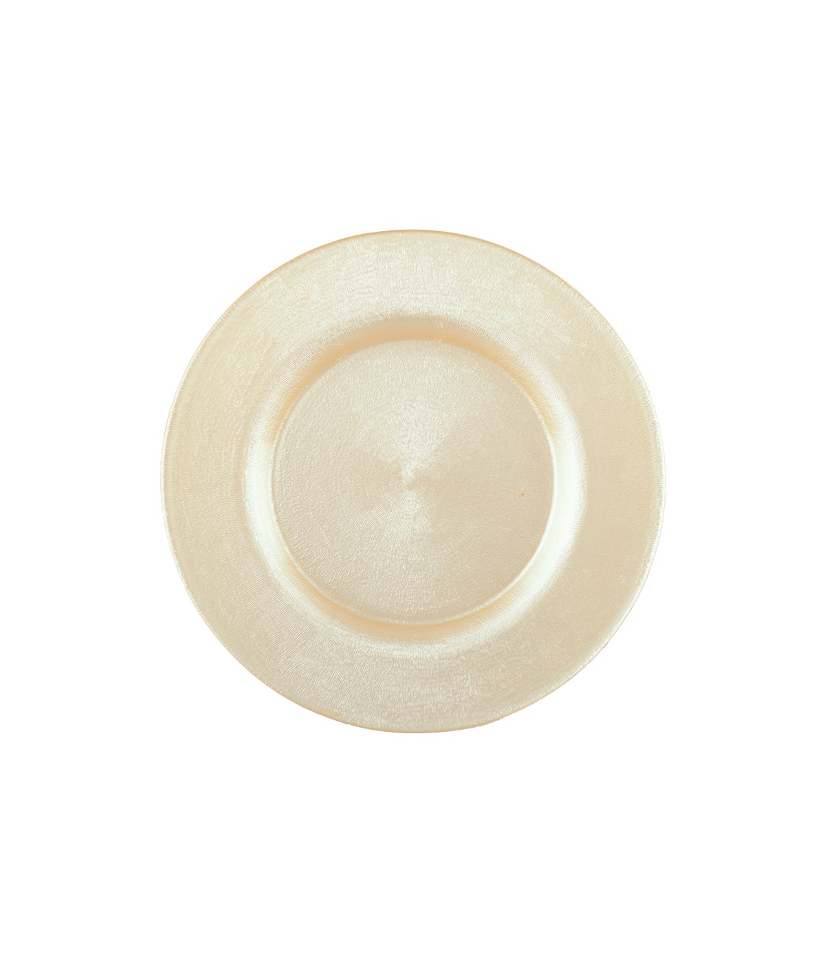 Assiette plate vanille