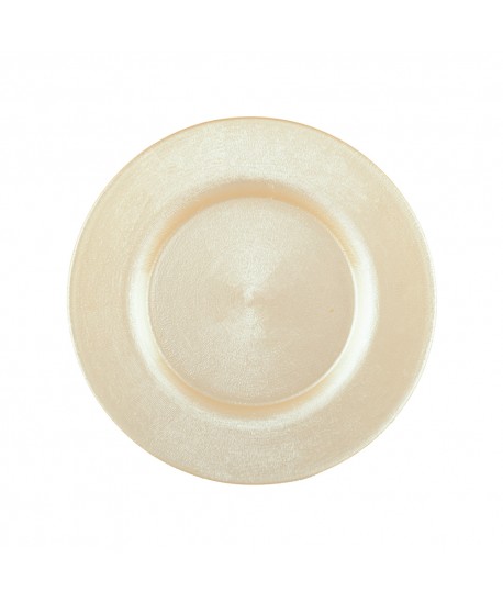 Assiette plate vanille