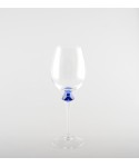 Verres à vin avec pied en diamant 4 couleurs - lot de 4