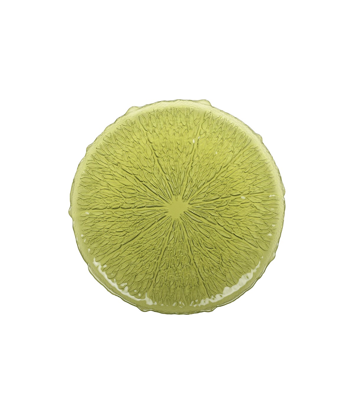 Green dinner plate 28cm - lemon