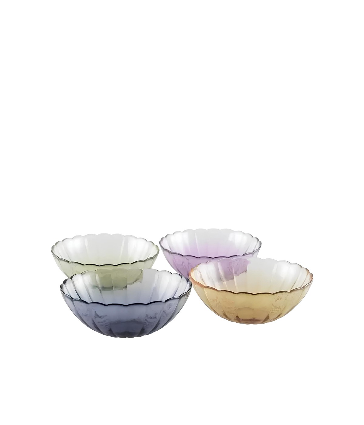 Bols multicolore - lot de 4