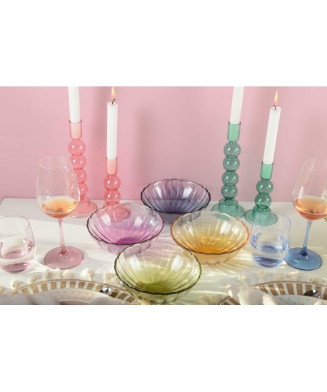 Bols multicolore - lot de 4