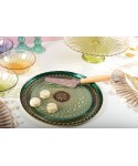 Plat à tarte vert et noir 32.5cm - coachella