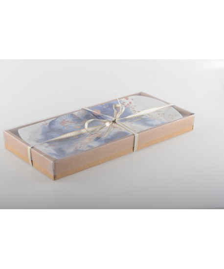 Plats à cake méduse 29x13cm - lot de 2