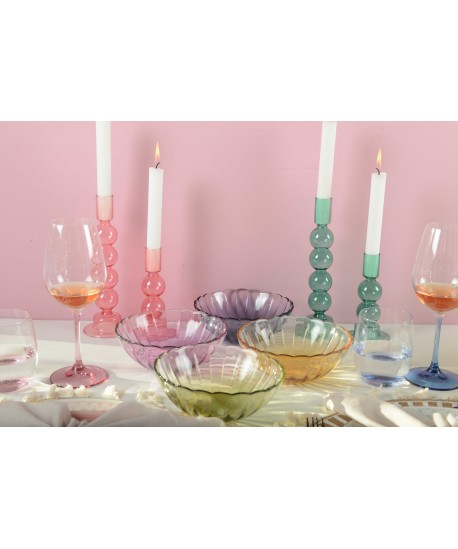 Bols multicolore - lot de 4