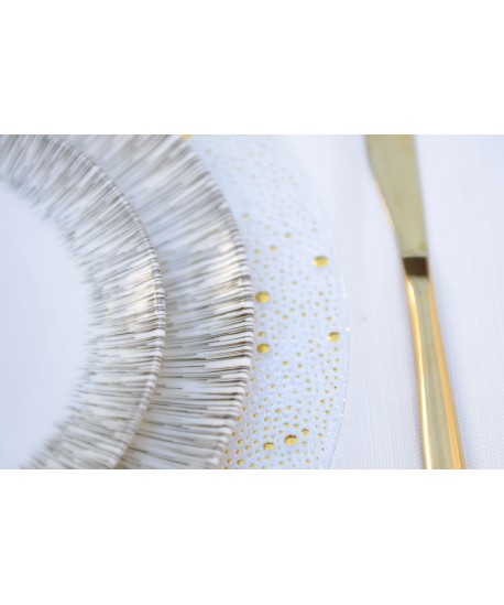 Assiette à dessert kaki 20cm