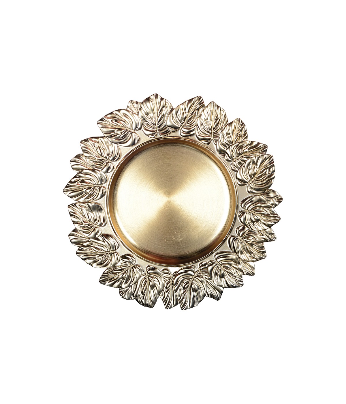 Golden leaf placemat