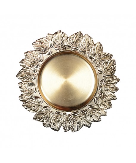 Golden leaf placemat