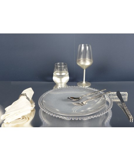 Silver ball placemat