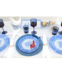 Blue placemat