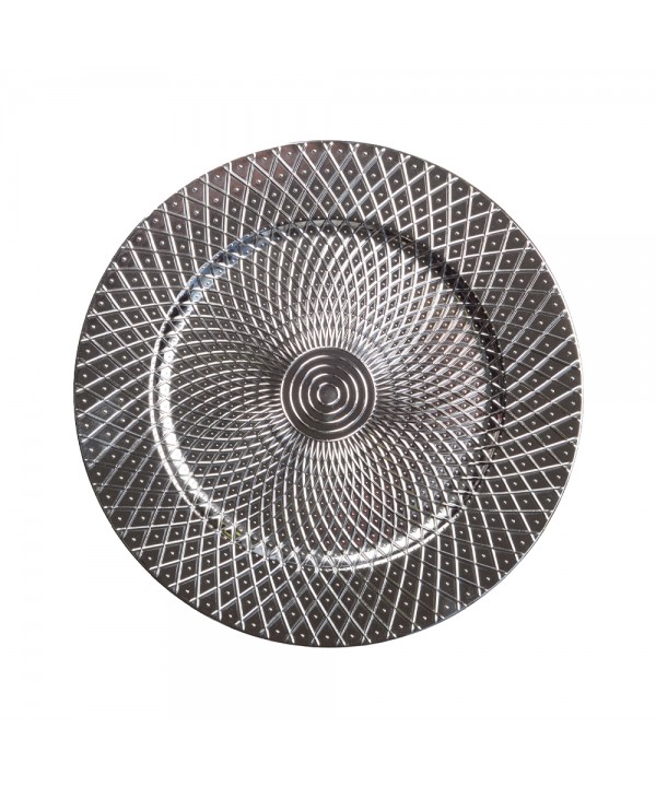 Silver embossed placemat