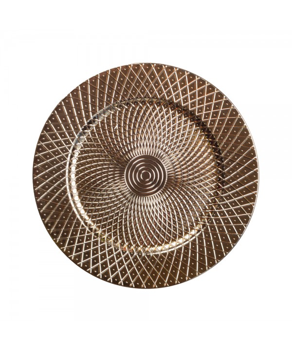 Gold embossed placemat