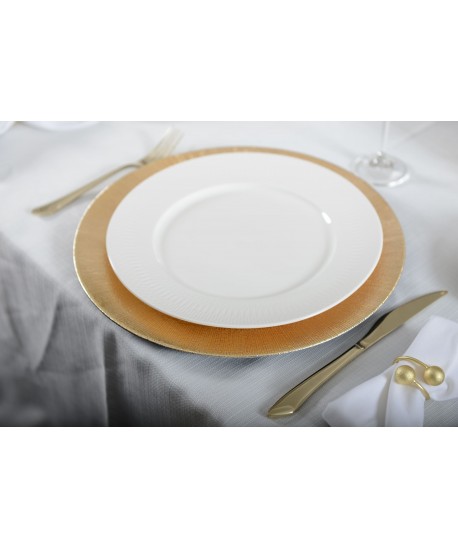 Dessous d'assiette terra doré