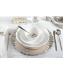 Dessous d'assiette filet argent brillant