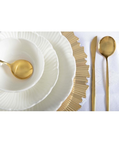Dessous d'assiette filet doré brillant