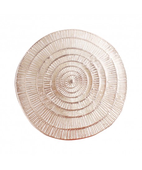 Dessous d'assiette doré
