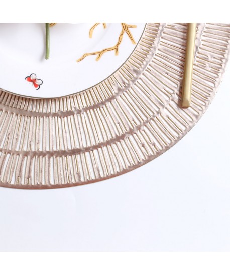 Dessous d'assiette doré