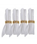 Braided napkin rings - set of 4