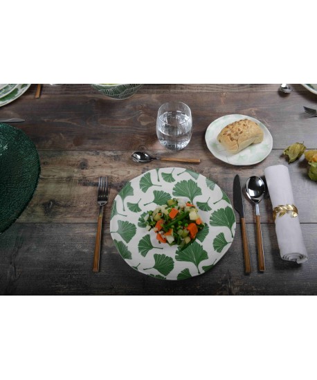 Leaf napkin rings - set of 4