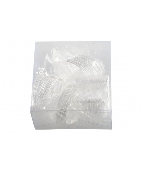 Silver cuff napkin rings - set of 4