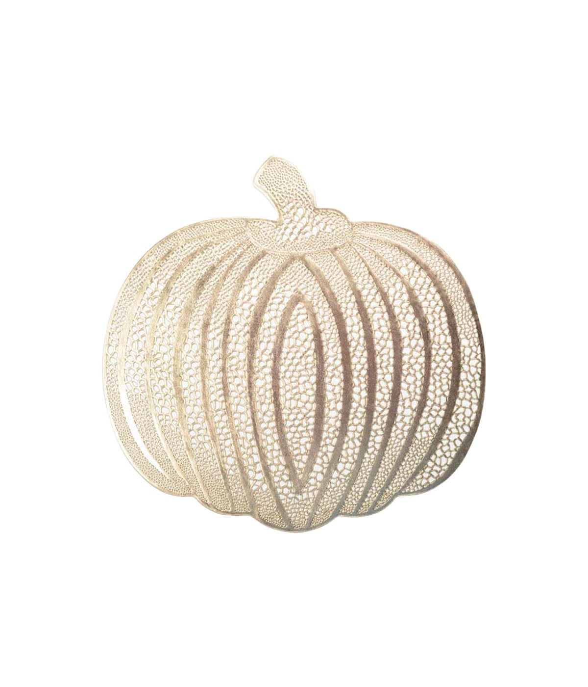 Dessous d'assiette citrouille dorée
