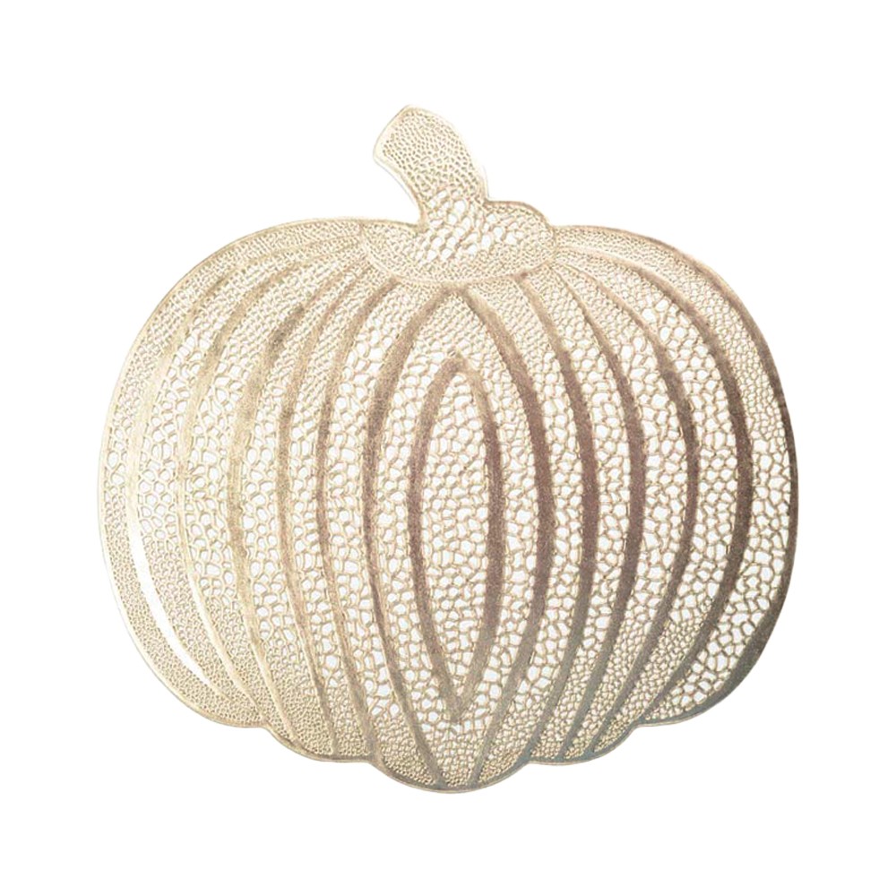 Dessous d'assiette citrouille dorée