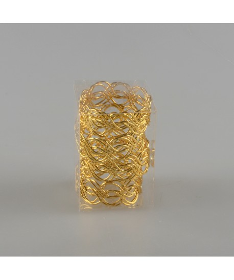 Braided napkin rings - set of 4