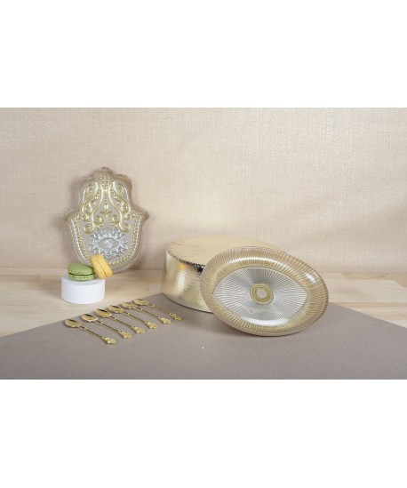 Coupelle fatma beige 21x17x3cm