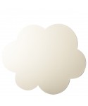 White cloud fake leather placemat
