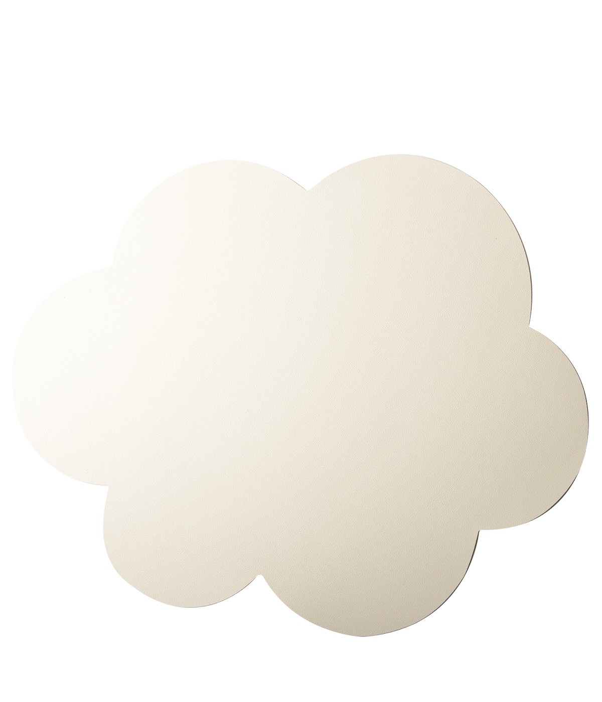 White cloud fake leather placemat