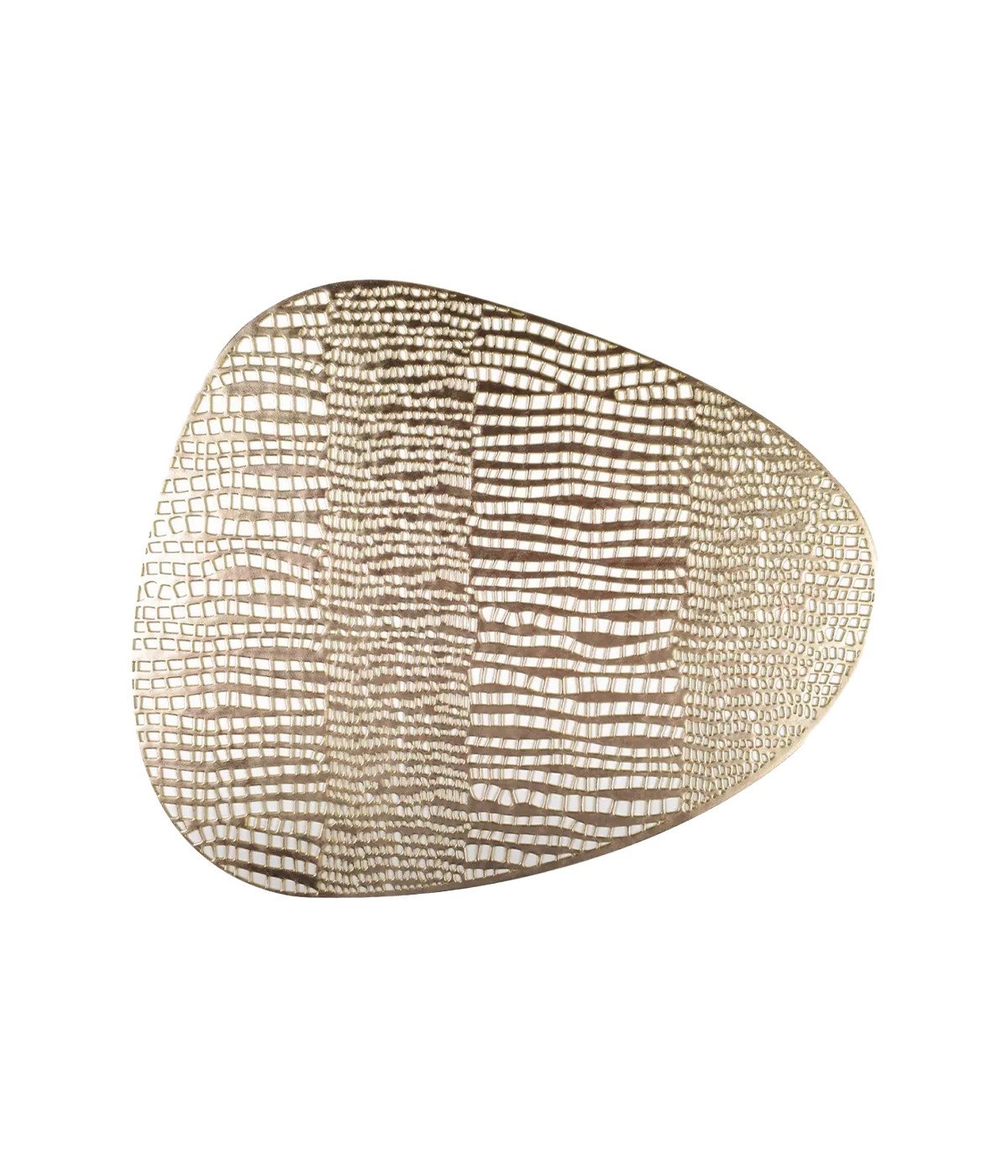 Dessous d'assiette triangle doré